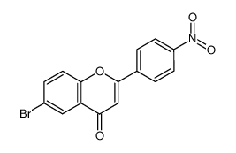 6-Bromo-4'-nitroflavone Structure