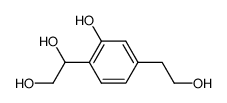 1-(2-hydroxy-4-(2-hydroxyethyl)phenyl)ethane-1,2-diol结构式