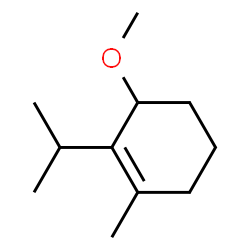 Cyclohexene, 3-methoxy-1-methyl-2-(1-methylethyl)- (9CI) structure