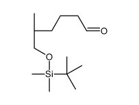 (5S)-6-[tert-butyl(dimethyl)silyl]oxy-5-methylhexanal Structure