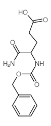 Pentanoic acid,5-amino-5-oxo-4-[[(phenylmethoxy)carbonyl]amino]-, (4R)- Structure