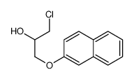 1-chloro-3-naphthalen-2-yloxypropan-2-ol结构式