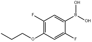 2,5-Difluoro-4-propoxyphenylboronic acid Structure