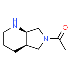 1H-Pyrrolo[3,4-b]pyridine, 6-acetyloctahydro-, (4aR,7aR)- (9CI) Structure