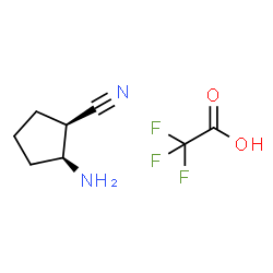 cis-(1R,2S)-2-aminocyclopentanecarbonitrile;2,2,2-trifluoroacetic acid picture