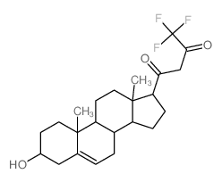 21-Norchol-5-ene-20,23-dione,24,24,24-trifluoro-3b-hydroxy- (8CI) structure