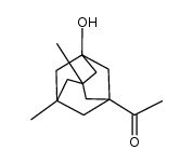 methyl 5,7-dimethyl-3-hydroxy-1-adamantyl ketone Structure