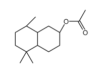 decahydrotrimethyl-beta-naphthyl acetate Structure