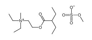 diethyl-[2-(2-ethylbutanoyloxy)ethyl]-methylazanium,methyl sulfate Structure