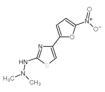 2-(2,2-DIMETHYLHYDRAZINO)-4-(5-NITRO-2-FURYL)THIAZOLE结构式