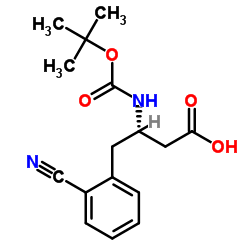 (S)-Boc-2-氰基-β-Homophe-OH图片