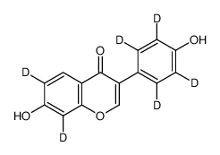 Daidzein-d6 Structure