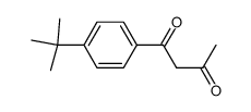 1-(4-(tert-butyl)phenyl)butane-1,3-dione结构式