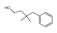 3,3-dimethyl-4-phenyl-butan-1-ol Structure