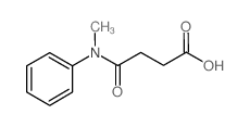 4-(METHYLANILINO)-4-OXOBUTANOIC ACID structure