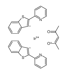 Ir(Btp)2(Acac) Structure