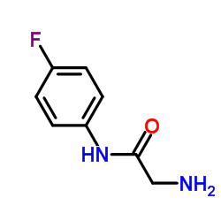 2-amino-N-(4-fluorophenyl)acetamide结构式