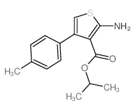 2-氨基-4-(4-甲基苯基)噻吩-3-羧酸异丙酯图片