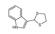 3-(1,3-dithiolan-2-yl)-1H-indole结构式