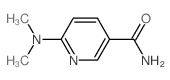 3-Pyridinecarboxamide,6-(dimethylamino)- Structure