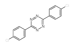 3,6-bis(4-chlorophenyl)-1,2,4,5-tetrazine结构式