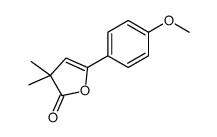 5-(4-methoxyphenyl)-3,3-dimethylfuran-2-one Structure