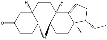 5β-Pregn-14-en-3-one Structure