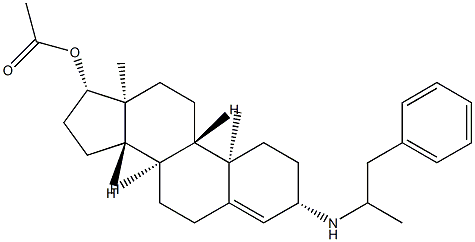 3β-[(1-Methyl-2-phenylethyl)amino]androst-4-en-17β-ol acetate picture