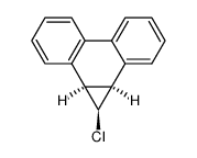 (1α,1aβ,9bβ)-1-chloro-1a,9b-dihydrocyclopropa[l]phenanthrene结构式