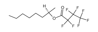 (R)-heptafluoro-butyric acid-(1-methyl-heptyl ester)结构式