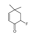 6-fluoro-4,4-dimethylcyclohex-2-en-1-one结构式