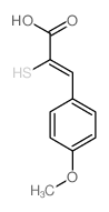 3-(4-methoxyphenyl)-2-sulfanyl-prop-2-enoic acid Structure