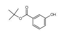 3-羟基苯甲酸叔丁酯结构式