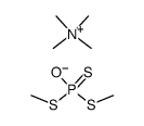 trithiophosphoric acid S,S'-dimethyl ester; tetramethylammonium salt Structure