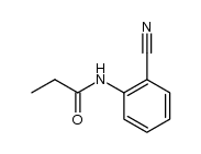 N-propionyl-anthranilonitrile结构式