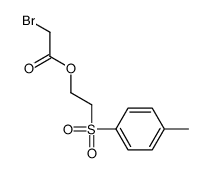 2-(4-methylphenyl)sulfonylethyl 2-bromoacetate结构式