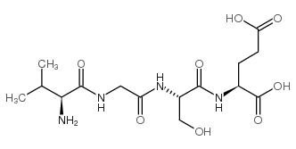 H-Val-Gly-Ser-Glu-OH structure