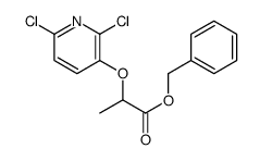 benzyl 2-(2,6-dichloropyridin-3-yl)oxypropanoate结构式