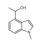 1-(1-methyl-1H-indol-4-yl)-ethanol结构式