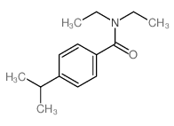 Benzamide,N,N-diethyl-4-(1-methylethyl)- Structure