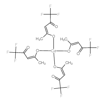 CERIUM (III) TRIFLUOROACETYLACETONATE HYDRATE Structure