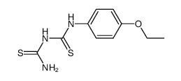 1-(4-ethoxy-phenyl)-dithiobiuret Structure