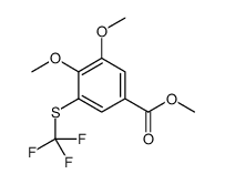 methyl 3,4-dimethoxy-5-(trifluoromethylsulfanyl)benzoate Structure