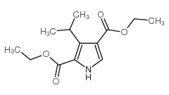 DIETHYL 3-ISOPROPYL-1H-PYRROLE-2,4-DICARBOXYLATE Structure