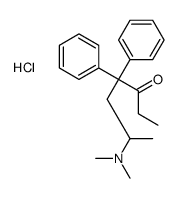 rac Methadone-d3 Hydrochloride结构式