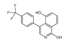 5-hydroxy-4-[4-(trifluoromethyl)phenyl]-2H-isoquinolin-1-one Structure