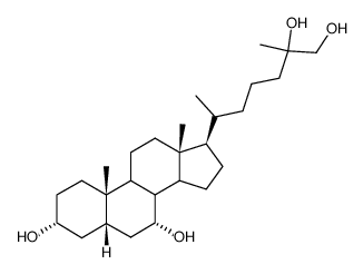 cholestane-3,7,25,26-tetrol Structure