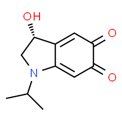 1H-Indole-5,6-dione,2,3-dihydro-3-hydroxy-1-(1-methylethyl)-,(R)-(9CI) picture