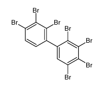 1,2,3,4-tetrabromo-5-(2,3,4-tribromophenyl)benzene结构式