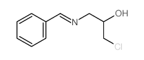 1-(benzylideneamino)-3-chloro-propan-2-ol结构式